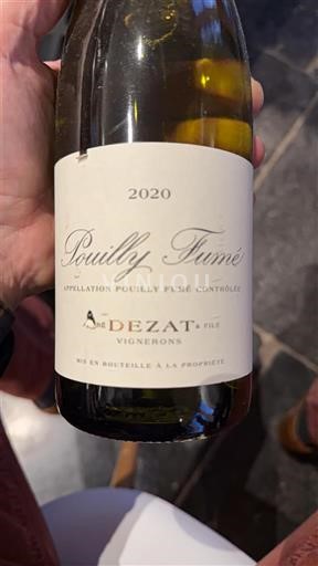 Loirevallei Pouilly-fumé André Dezat & Fils 2020