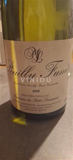 Loirevallei Pouilly-fumé Domaine Petit Soumard 2019