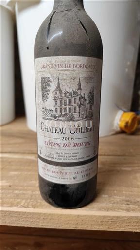 Bordeaux Côtes de Bourg Château Colbert 2006