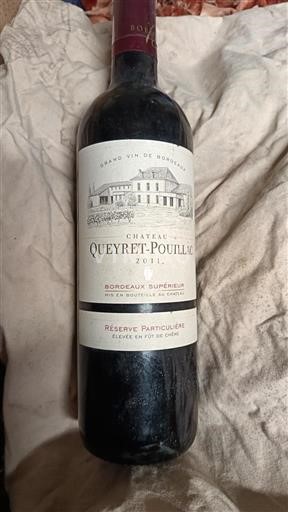 Burdeos Bordeaux superior Château Queyret-Pouillac Réserve Particulière 2011