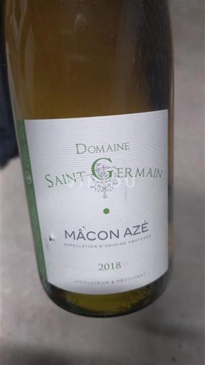 Borgoña Mâcon y Mâcon-villages Domaine Saint Germain 2018