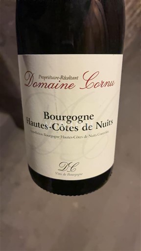 Viinit Rouge sec Domaine Cornu 2022 Ranska Burgundi Hautes Côtes de Nuits AOC