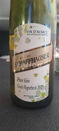 Alsace Jean-Paul Schaffhauser Hagueneck 2022