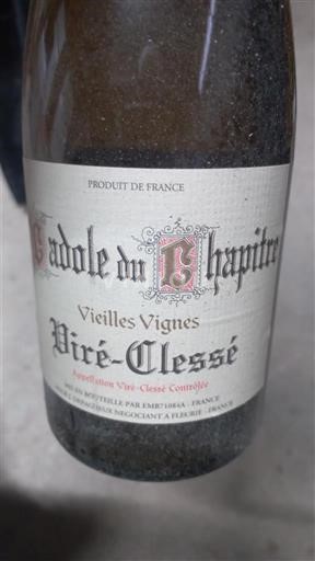 Burgundija Viré-clessé Gadolle du Chapitre Vieilles Vignes 2018