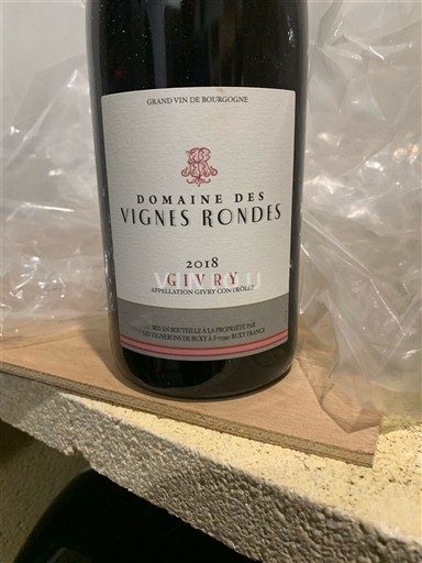 Burgundsko Givry Domaine S Vignes Rondes 2018