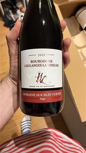 Borgoña Borgoña Coulanges-la-Vineuse Domaine Houblin-Vernin 2023