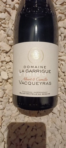 Rona dolina Vacqueyras Domaine La Garrigue Albert & Camille 2022