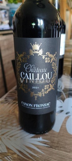 Bordoja Canon-Fronsac Château Caillou 2021