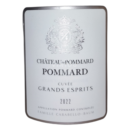Bourgogne Pommard Château de Pommard Grands Esprits 2022