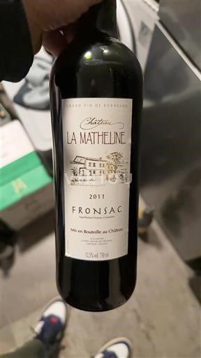 Burdeos Fronsac Château La Matheline 2011