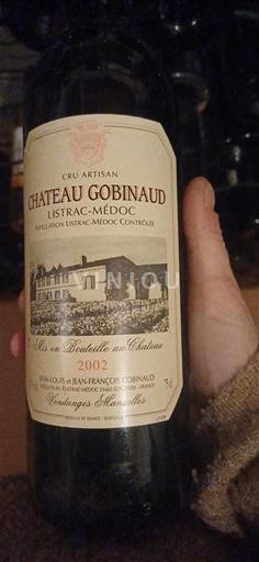 Bordeaux Listrac-Médoc Château Gobinaud 2002