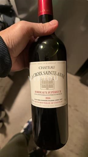 Burdeos Bordeaux superior Château La Croix Sainte-Anne 2016