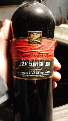 Bordeaux Lussac-Saint-Émilion Château La Chapelle des Landes 2017
