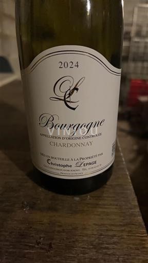 Wines Blanc sec Christophe Epagé 2024 France Burgundy AOC