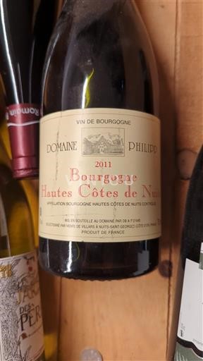 Borgogna Hautes Côtes de Nuits Domaine Philippe 2011
