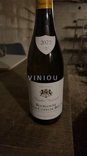 Viinit Blanc sec Naudin Varrault 2022 Ranska Burgundi Beaunen Ylämaat AOC