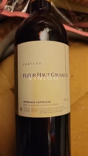 Burdeos Bordeaux superior Château Fleur Haut Gaussens 2011