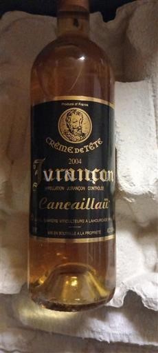 Víno Blanc moelleux Crème de Tête Caneillaü 2004 Francie Jihozápad Jurançon AOC