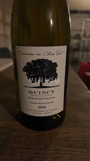 Vallée de la Loire Quincy Domaine Chêne Vert Marius Jacob Vieilles Vignes 2024