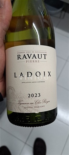 Viner Blanc sec Vigneron au Clos Royer Pierre Ravaut 2023 Frankrike Bourgogne Ladoix AOC