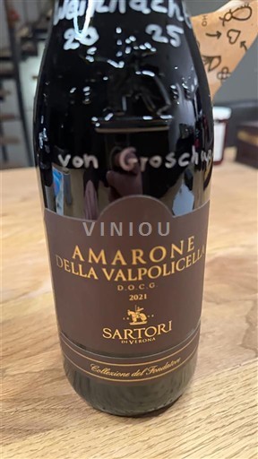 Veneto Amarone della Valpolicella Sartori di Verona Collezione del Fondatore 2021
