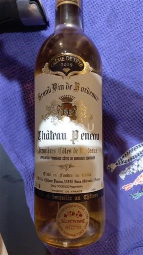 Burdeos Primeras Colinas de Burdeos Château Peneau Crème d'Été 2019