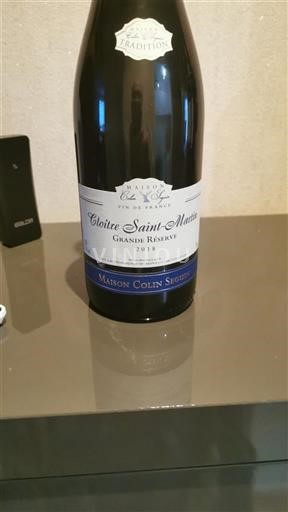 Bordeaux Maison Colin Seguin Cloître Saint Martin Grande Réserve 2018