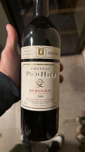 Sudoeste Bergerac Château Pech-Haut 2006