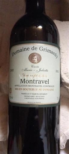 Sudoeste Montravel Domaine Grimardy Marie-Juliette 2012