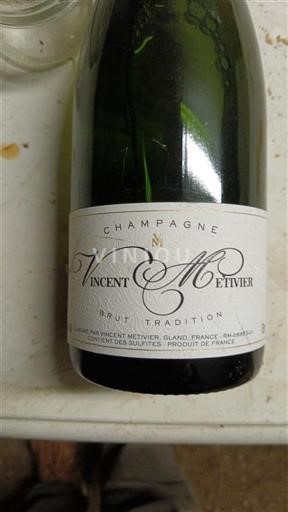 Champaña Champán Vincent Métivier Brut Tradition Sin añada