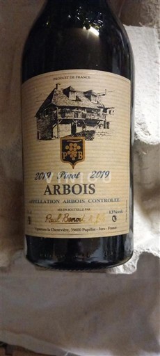 Jura Arbois Paul Benoit Pinot 2019