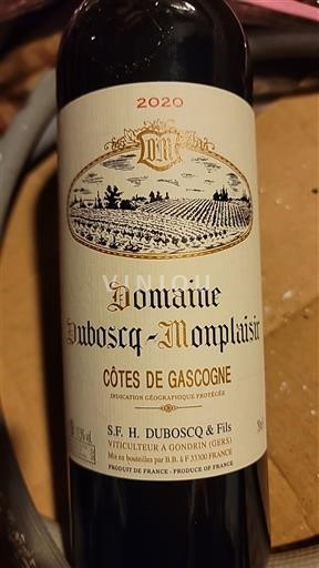 Sudoeste Côtes de Gascogne Domaine Boscq-Monplaisir 2020