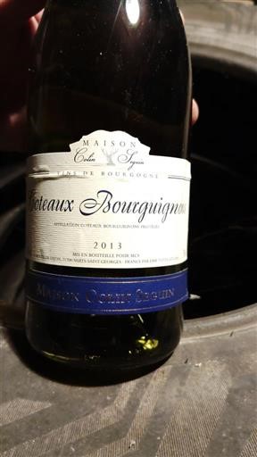 Burgundy Coteaux Bourguignons Maison Collin Seguin 2013