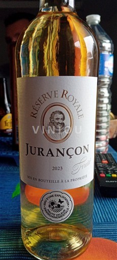 Rượu vang Blanc moelleux Fruité Réserve Royale 2023 Pháp Tây Nam Jurançon AOC