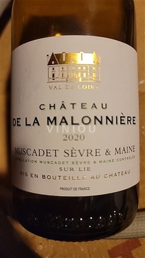 Vale do Loire Muscadet-sèvre-et-maine Château La Malonnière Sur Lie 2020