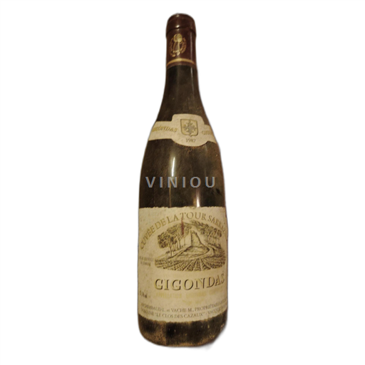 Rhône Valley Gigondas Le Clos des Cazaux de la Tour Sarrasine 1987