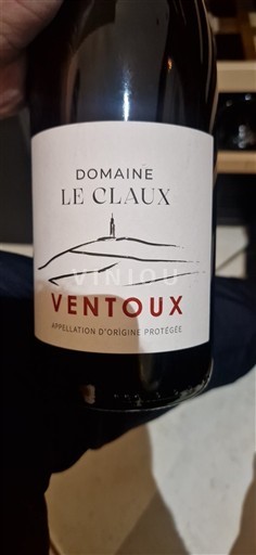 Vine Rouge sec Domaine Le Claux 2024 Frankrig Rhône-dalen Ventoux AOC