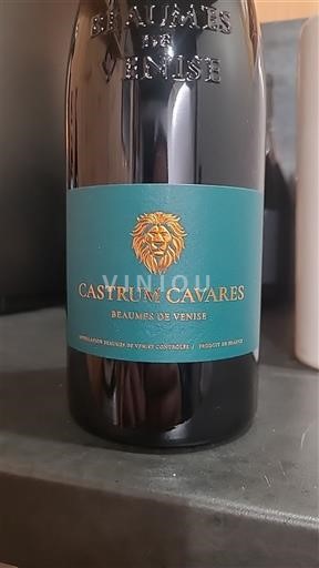 Vin Rouge sec Castrum Cavares Non millésimé France Vallée du Rhône Beaumes de Venise AOC