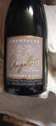 Champaña Champán Vve Godart & Fils Les Angelots Vieille Réserve Sin añada