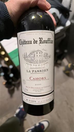 Tây Nam Cahors Château Rouffiac La Passion 2000