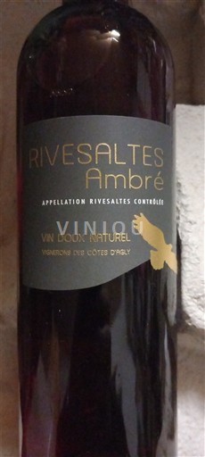 Rosellón Rivesaltes Vignerons des Côtes d’Agly Ambré Sin añada
