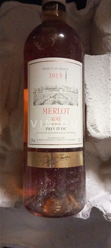 Linguadoca e Rossiglione Paese d'Oc Merlot Rosé 2015
