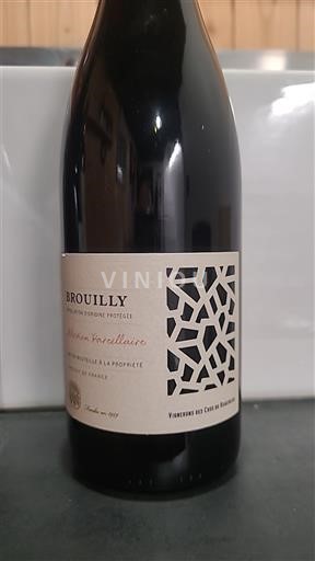 Beaujolais Brouilly Vignerons des Crus du Beaujolais Sélection Foréziane Niet-geïntegreerd