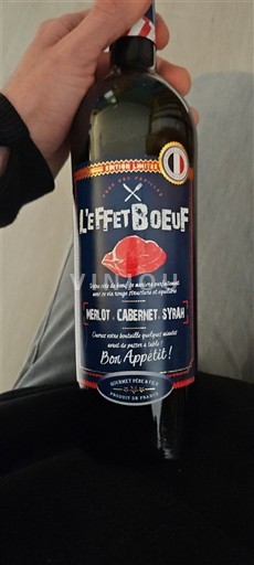 Languedoc y Rosellón País de Oc L'Effet Boeuf Merlot cabernet syrah 2024