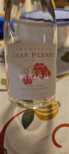 Champagne Champagner Jean Plener Rosée Version Gourmande Ohne Jahrgang