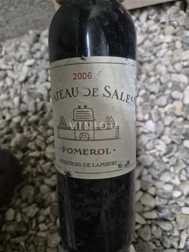 Bordeaux Pomerol Château Sales 2006
