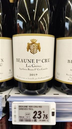 Burgundia Beaune Premier Cru Guillaume Pothier Les Grèves 2019