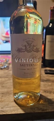 Bordeaux Sauternes Château Peylat 2023