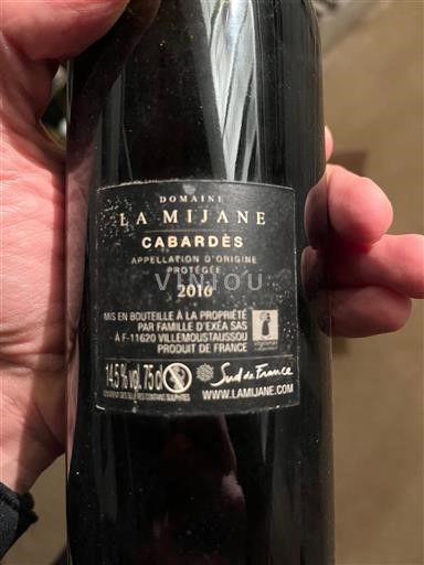 Langvedok Cabardès Domaine La Mijane 2016