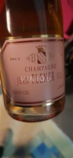 Champaña Champán Grand Cru Jean Plener Fils Sin añada